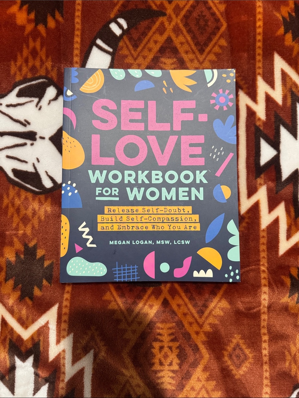 Self-Love Workbook for Women by - Pink & Multicolor Cover
